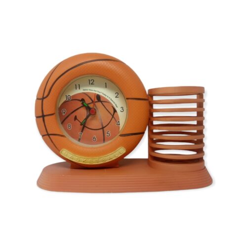 Reloj Porta Lápiz Balon de Basket