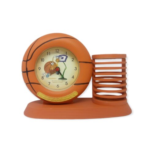 Reloj Balón de Basket Porta Lápiz